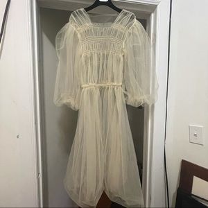 Tulle chiffon dress